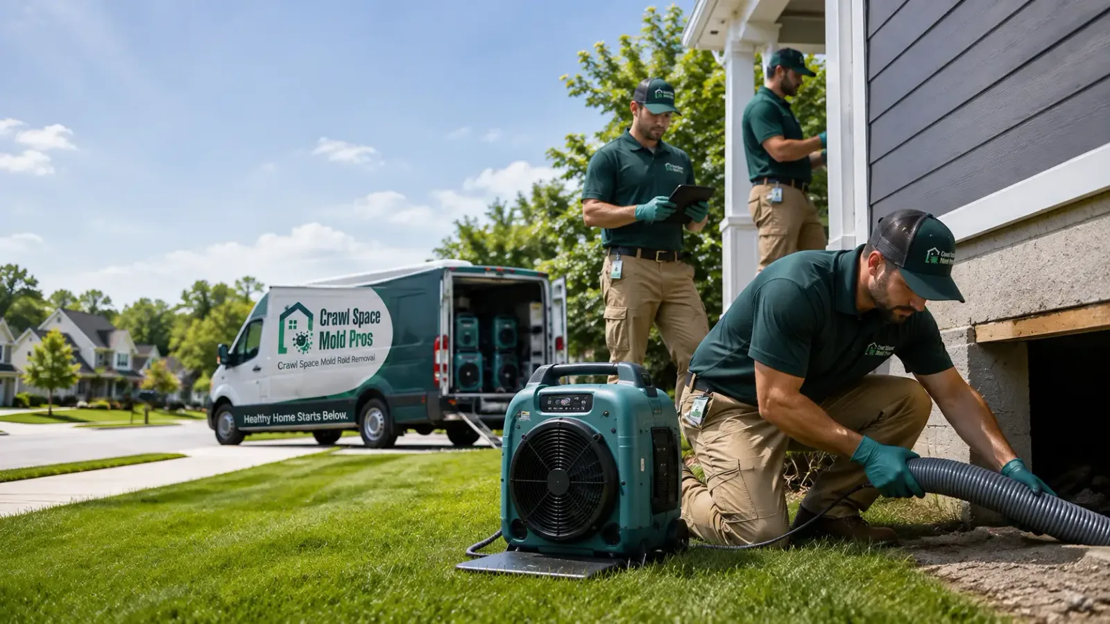 Crawl Space Mold Removal in Akron, OH